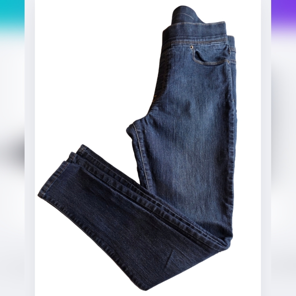 Levi's Pull-On Skinny Jeans Size 10 Blue Comfy Stretch Cute Bx-3167